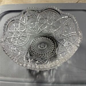 Elegant Crystal Glass Bowl